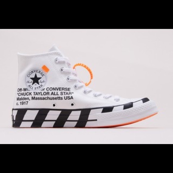off white converse poshmark